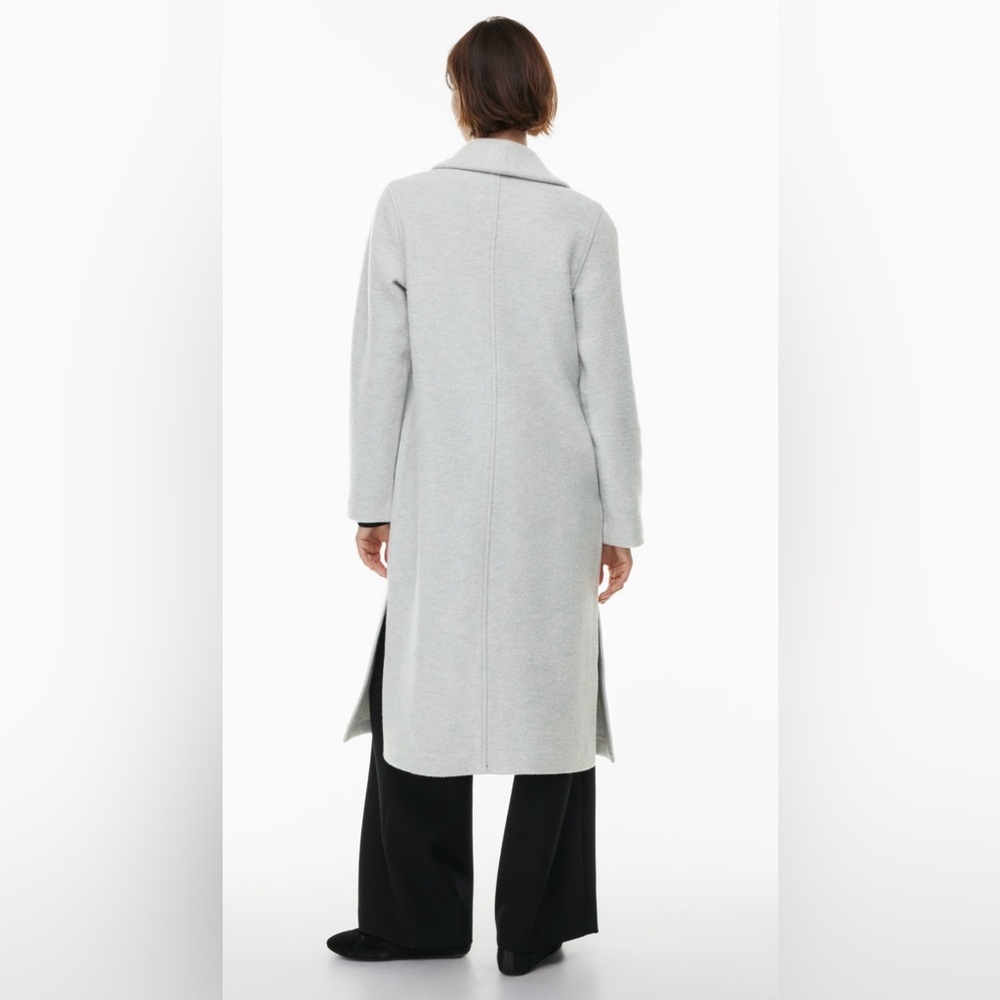Aritzia Shawl Merino Wool Jacket XS Heather Chrome - Picture 3 of 16